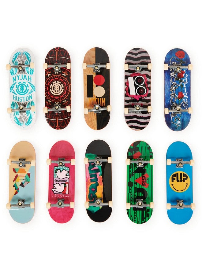 Tech Deck تكنولوجيا دك، مجموعة 10 قطع من لوحات الأصابع القابلة للجمع، لعشاق التزلج، لعبة للأطفال من عمر 6 سنوات وما فوق - Image 1