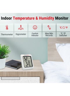 ThermoPro ThermoPro TP50 Digital Hygrometer Indoor Thermometer Room Thermometer and Humidity Gauge with Temperature Monitor  - Image 2