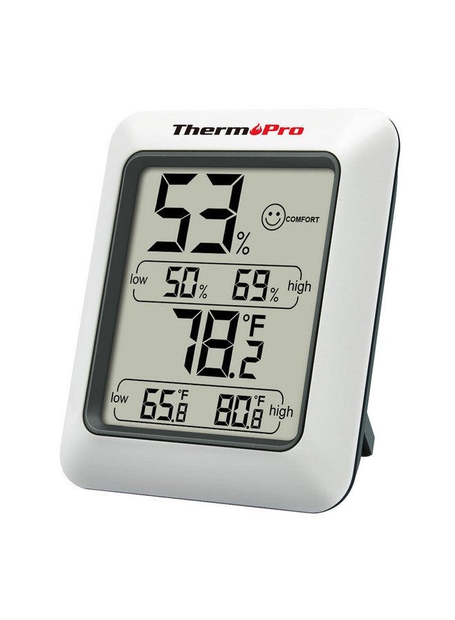 ثيرمو برو ThermoPro TP50 مقياس رطوبة رقمي ومقياس حرارة داخلي ومقياس حرارة الغرفة ومقياس رطوبة مع مراقبة درجة الحرارة  - Image 1