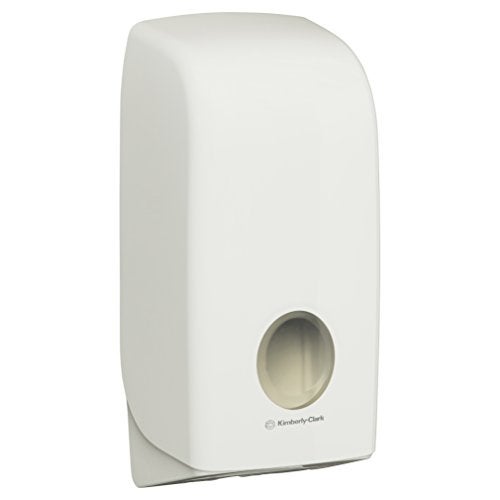 Aquarius Kimberly-Clark ® Aquarius White Toilet Tissue Dispenser 69460 Compatible with Scott Toilet Paper (Product Code : 1268, Sold Separately) - Image 1