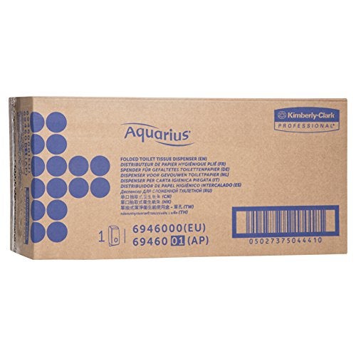 Aquarius Kimberly-Clark ® Aquarius White Toilet Tissue Dispenser 69460 Compatible with Scott Toilet Paper (Product Code : 1268, Sold Separately) - Image 3