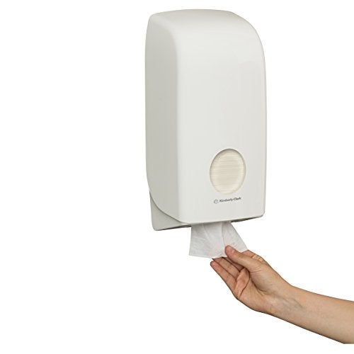 Aquarius Kimberly-Clark ® Aquarius White Toilet Tissue Dispenser 69460 Compatible with Scott Toilet Paper (Product Code : 1268, Sold Separately) - Image 2