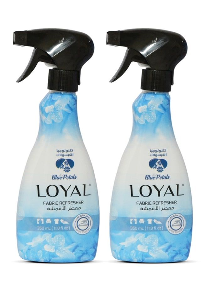 لويال معطر أقمشة لويال، بتلات زرقاء، 2 × 350 مل - Image 1