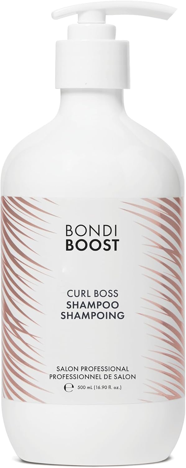 BondiBoost Curl Boss Defining Shampoo Low Lather SulphateFree Formula with Quinoa vegetable squalane Sugarcane Sunflower Seed Oil for Hydrated FrizzFree Curls Vegan CrueltyFree 300ml