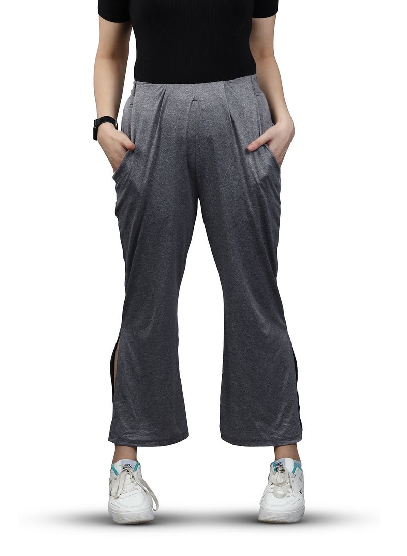 FLUSH Flush Women's Wide Leg Loose Sweatpants With Comfy Elastic, High-Waisted Palazzo Relaxed Yoga Pant With Pockets  - Image 2