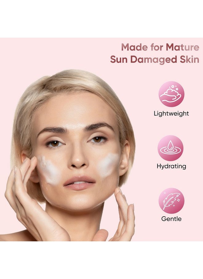 BIO JOUVANCE PARIS Rejuvenating Foaming Facial Cleanser 8Oz / 240Ml For Mature/Sun Damaged Skin Gentle Foam Face Wash & Makeup Remover Daily Skin Care Treatment Regimen Made In France  - Image 3