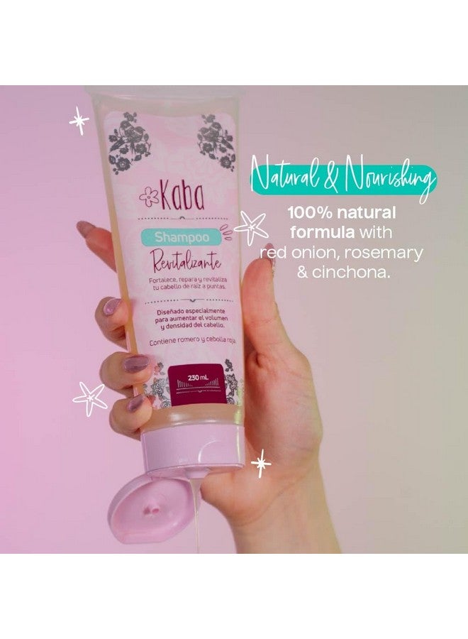 D'Luchi Kaba Revitalizing Shampoo With Red Onion & Rosemary For Thicker, Fuller, Stronger And Healthier Hair, Free Of Sulfates, Dyes And Parabens - 7.8 Oz - Image 3