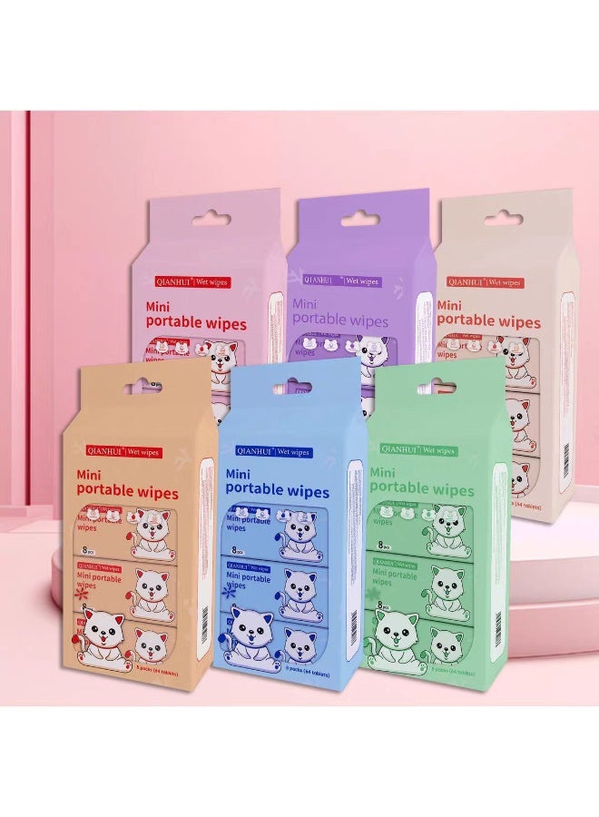 Easy Lock Daily Use Wipes Pack, 64 wipes divided into 8 small packs - Image 4