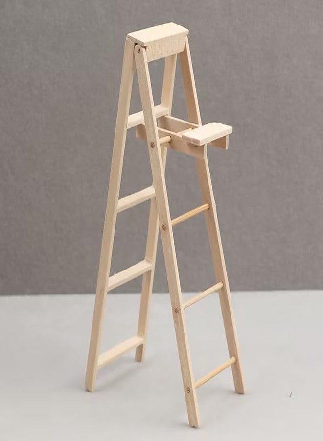 GOUDOGEDC 1/12 Miniature Step Ladder Dollhouse Furniture Accessories, Décor, Decorations - Image 5