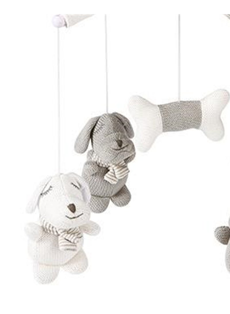 Baby sleeping toy newborn 35-song music box fabric rotating electric with bracket hanging bell baby bed bell - Image 2