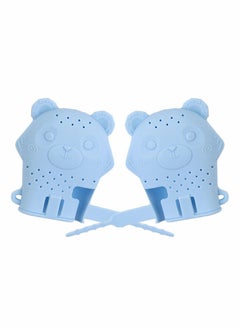 SYOSI 2 Pack Teething Mitten Baby Glove Teether Toys Silicone Soothing Pain Relief for Infant Boys & Girls for 0-6 Months Baby  - Image 1