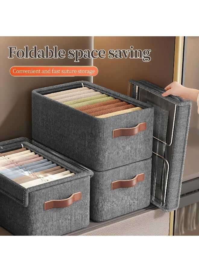 LAZER Collapsible Fabric Storage Cubes Organizer for Kids - Image 5