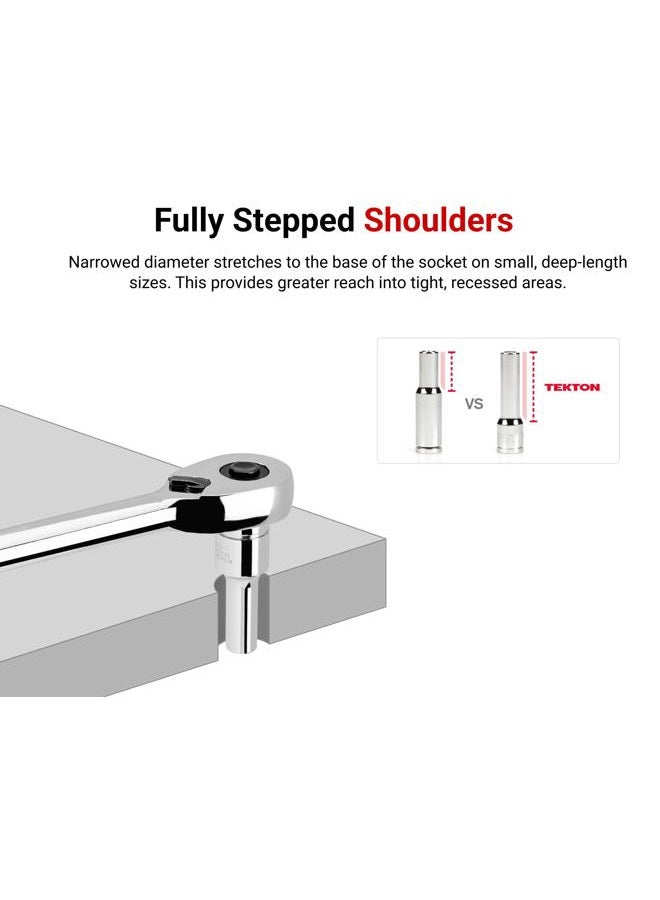 Tekton مفتاح ربط 3/8" × 24 مم عميق 6 نقاط - Image 5
