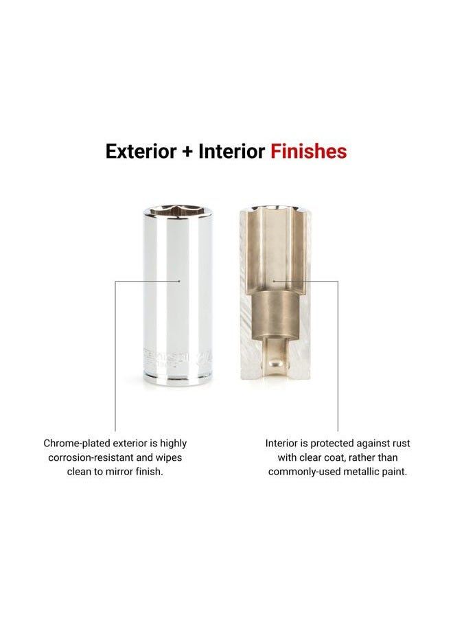 Tekton مفتاح ربط 3/8" × 24 مم عميق 6 نقاط - Image 2