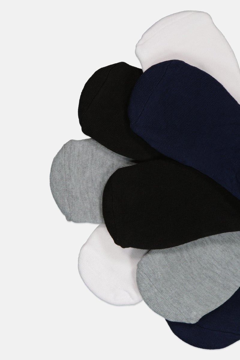 Ben Sherman Men 8 Pairs Brand Logo No Show Cut Socks, Multicolor  - Image 3