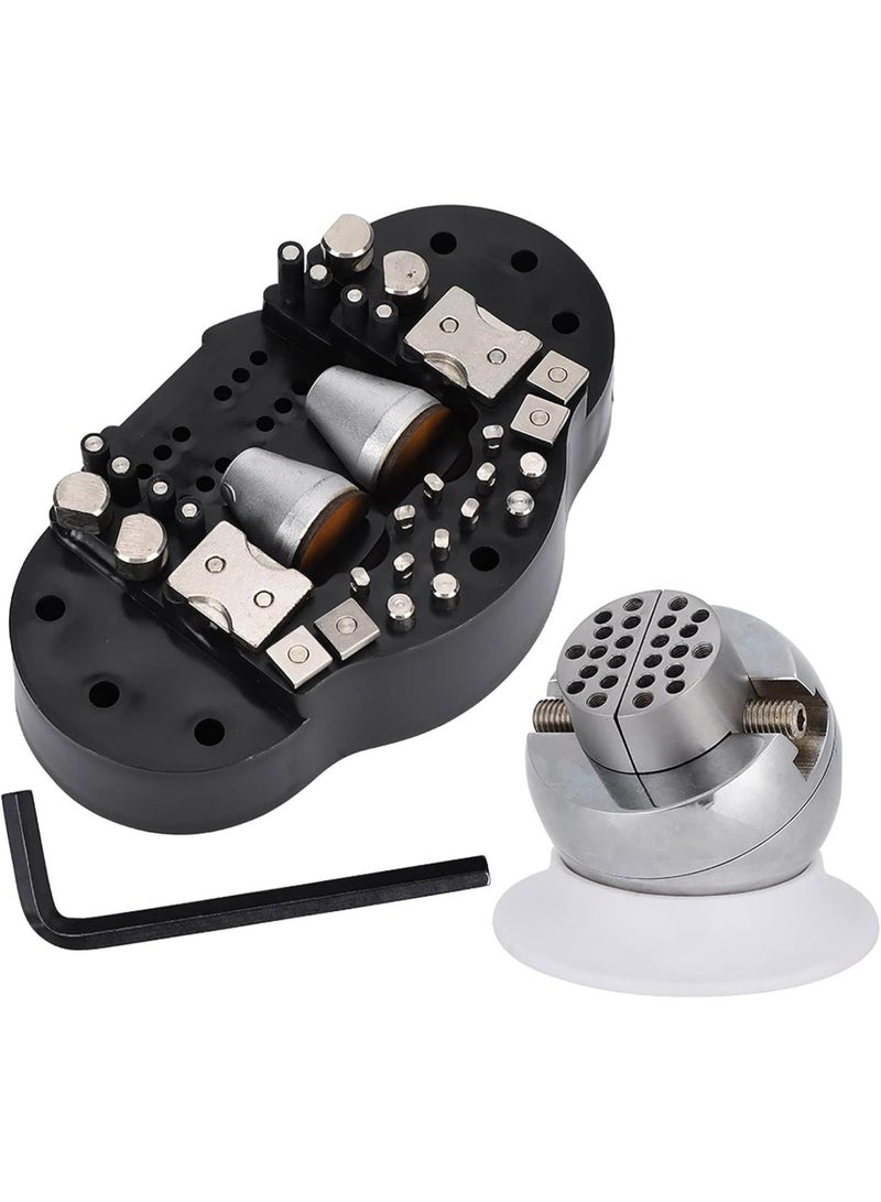GGOOT Premium Universal Ball Vise Engraver Tool, Mini Professional Inlay Block System for Jewelry Making, High-Performance Hardware Accessories - Image 1