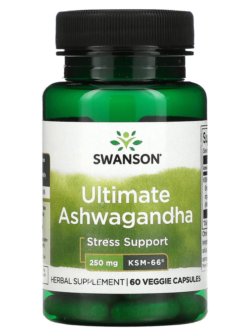 SWANSON Ultimate Ashwagandha, 250 mg , 60 Veggie Capsules