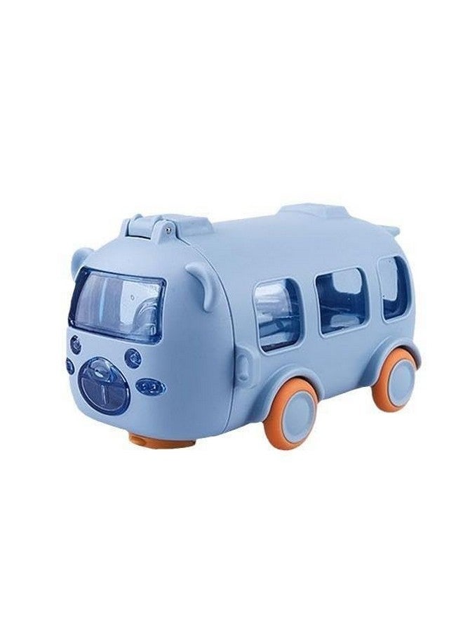 BLISS START Bus Shape Water Bottle With Strap, Cute Look, Durable, Interesting Toy Bus, Water Bottle 500ml for Kids, Adults for School, Home Office (Pack of 1) - Multicolour - Image 2