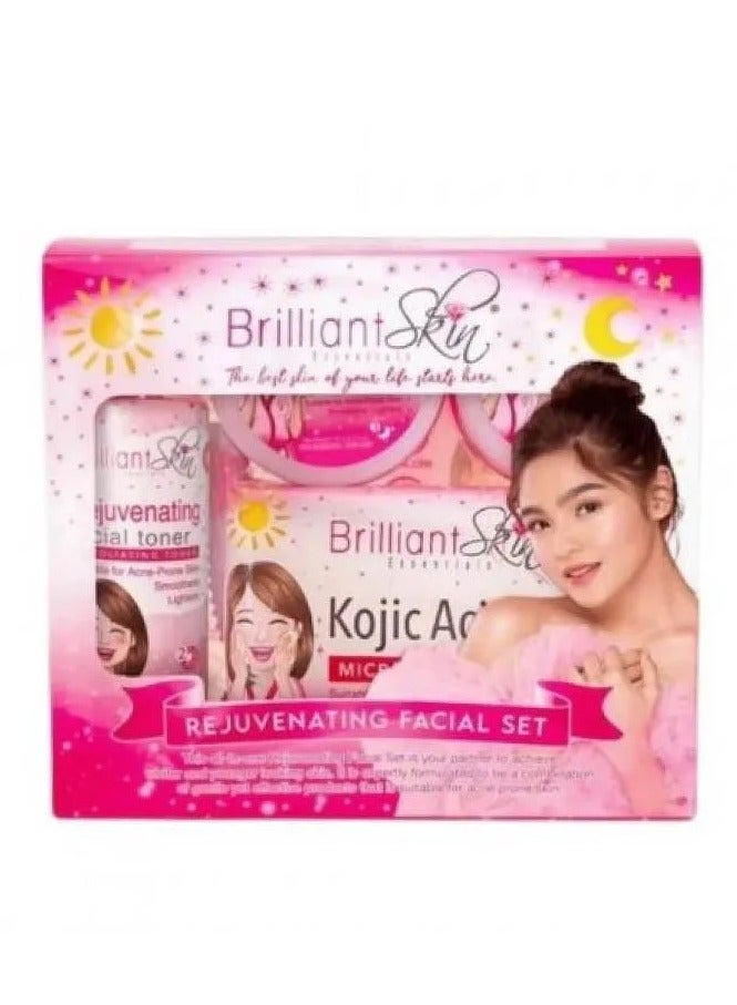 بريليانت سكين مجموعة تجديد شباب الوجه - 4 قطع - Image 1