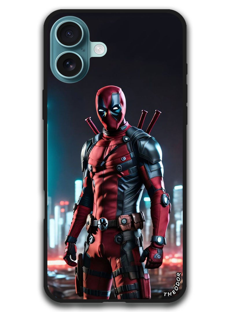 Theodor Protective Case Anti Scratch Shock Proof Bumper Cover For iPhone 16 (6.1)-inch Deadpool 1 - Image 1