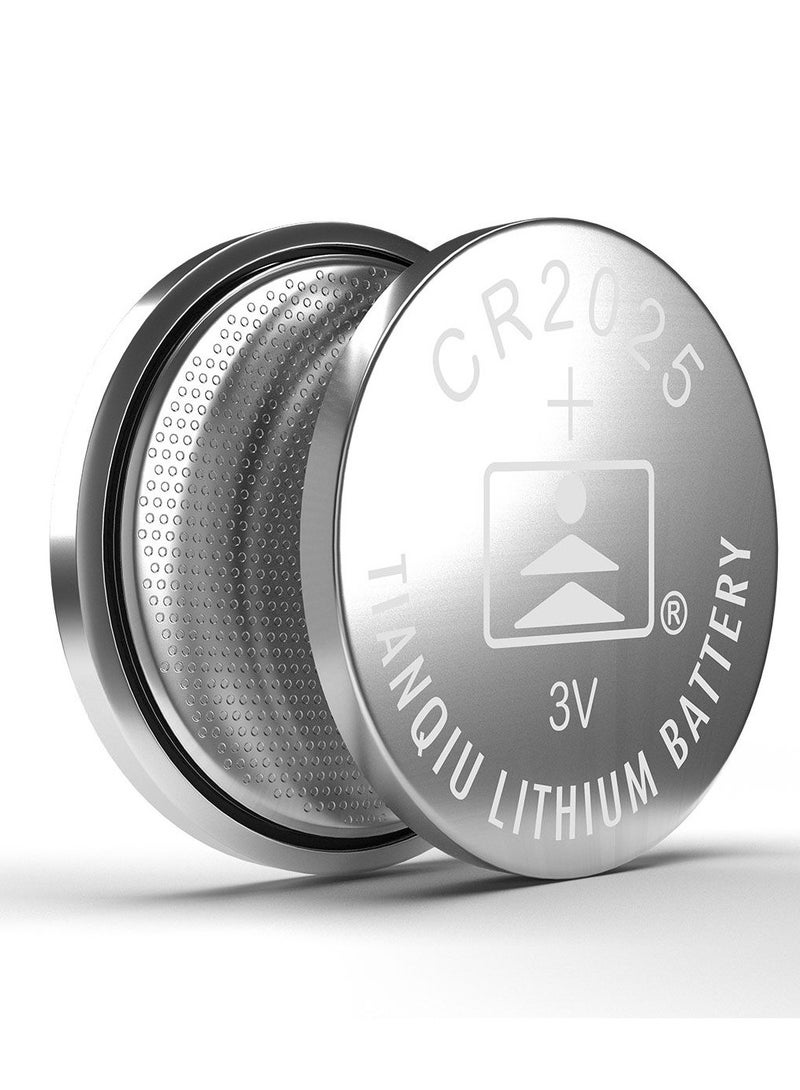 تيان كيو ٥ قطع بطاريات عملة ليثيوم CR2025، 3 فولت، طاقة طويلة الأمد لمفاتيح السيارات، الألعاب، الموازين، والأجهزة الطبية - Image 2