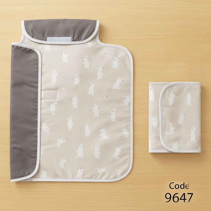 Kidzvilla Baby Changing Mat 3 Layers Waterproof - 75 × 65 cm - 9647 - Image 1