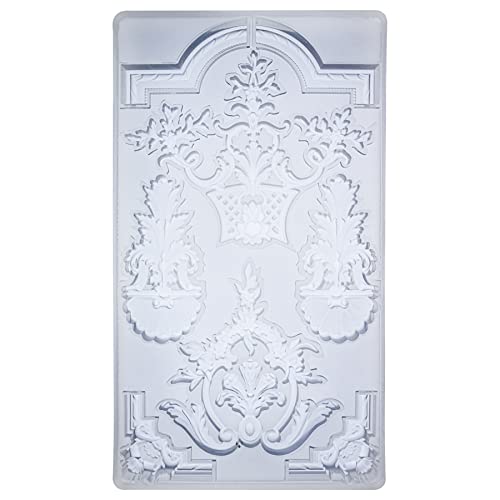 FUNSHOWCASE Art Mold for Polyclay Air Dry Clay Plaster, Medallion Frame - Image 3