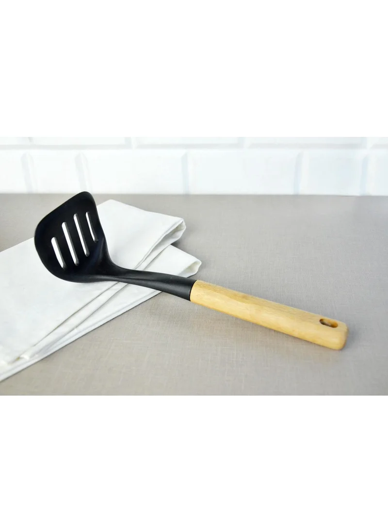 Nishev Small Wooden Handle Potato Masher Kitchen Tool -X000055