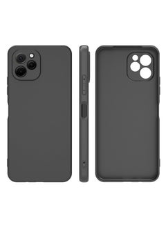 Generic For Huawei Nova Y61 Silicone Back Color Cover,Camera Protection From Shocks From TPU Compatible For Huawei Nova Y61 (6.52'') (Black)  - Image 1