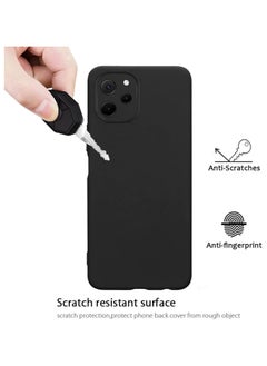 Generic For Huawei Nova Y61 Silicone Back Color Cover,Camera Protection From Shocks From TPU Compatible For Huawei Nova Y61 (6.52'') (Black)  - Image 2