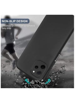 Generic For Huawei Nova Y61 Silicone Back Color Cover,Camera Protection From Shocks From TPU Compatible For Huawei Nova Y61 (6.52'') (Black)  - Image 3