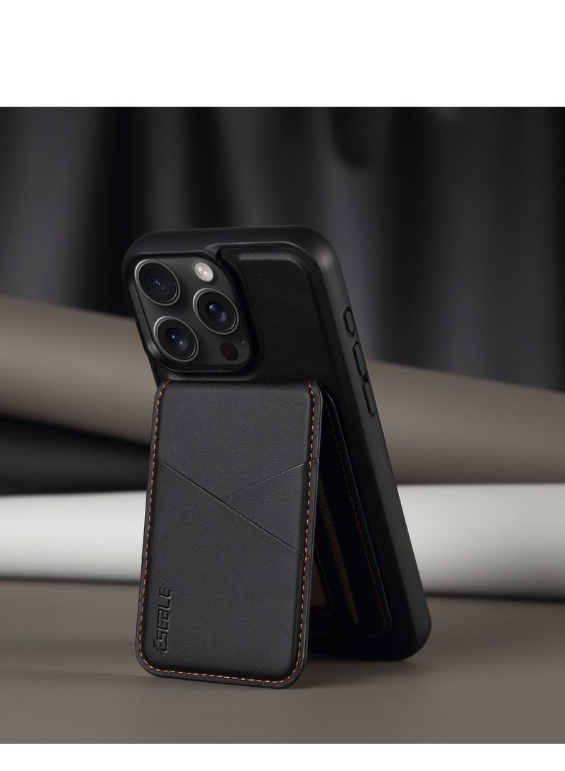 iPhone 16 Pro Max Magsafe Magnetic Card Slot Protective Case with Stand for Convenience.  - Image 3