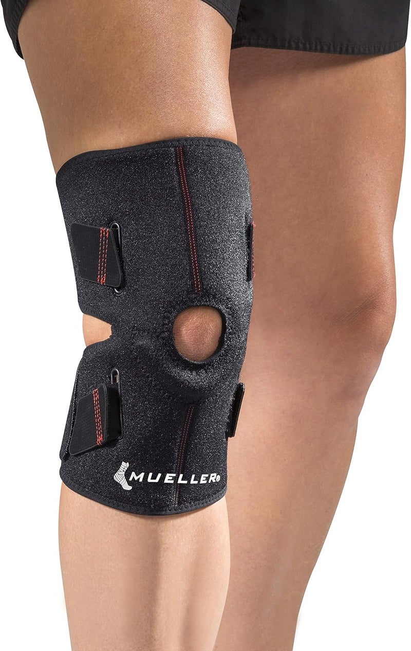 Mueller دعم الركبة متعدد الرياضات القابل للتعديل 4 طرق من MUELLER للطب الرياضي للرجال والنساء لتخفيف الألم من تمزقات الغضروف والتهاب المفاصل - Image 2