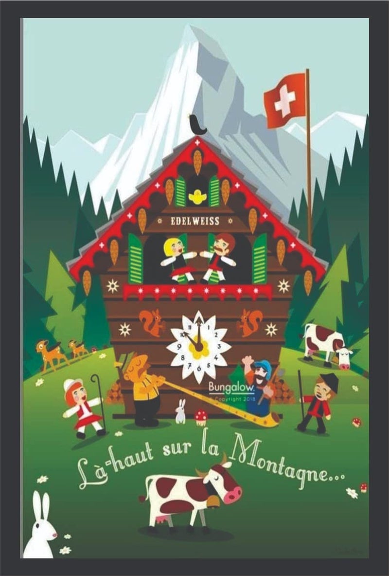 Skywalk Souvenir Switzerland Wooden Fridge Magnet (Multicolor) M-554 - Image 3