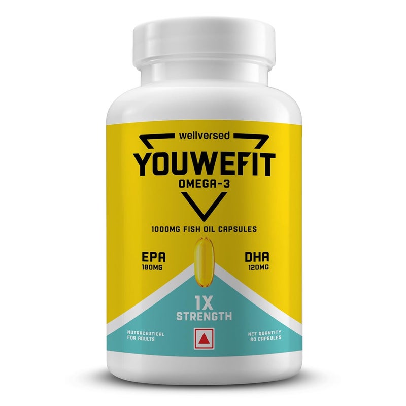 Wellversed YouWeFit Omega Single Strength (60 caps) - Image 1