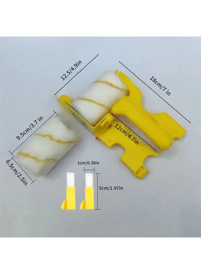Yellow ProEdge Paint Roller Set With Corner Brushes For Easy Edge Trimming - Image 5