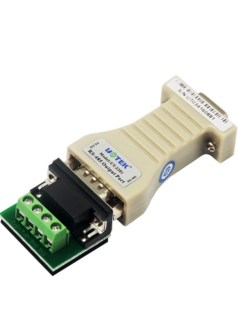 UOTEK يوتيك UT-2201 محول طاقة من المنفذ، RS-232 إلى RS-485/422، بحجم صغير - Image 3