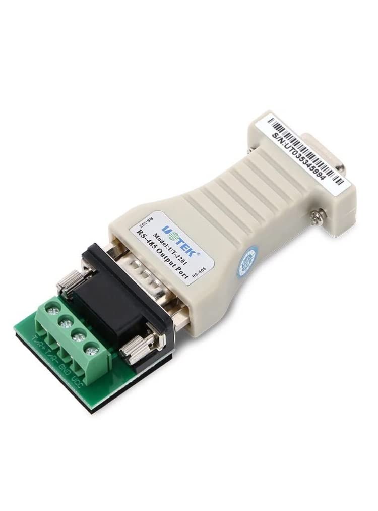 UOTEK يوتيك UT-2201 محول طاقة من المنفذ، RS-232 إلى RS-485/422، بحجم صغير - Image 1