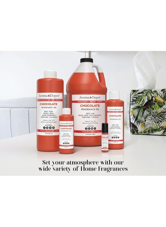 Aroma Depot Chocolate Fragrance Oil 4 oz. Perfume Skin Oil, Scented Oil, is Great for Candles, Bath Bombs, Body Butters, Creams & Lotions. Few Drops in The Diffuser, Burners, or Warmers. - Image 5