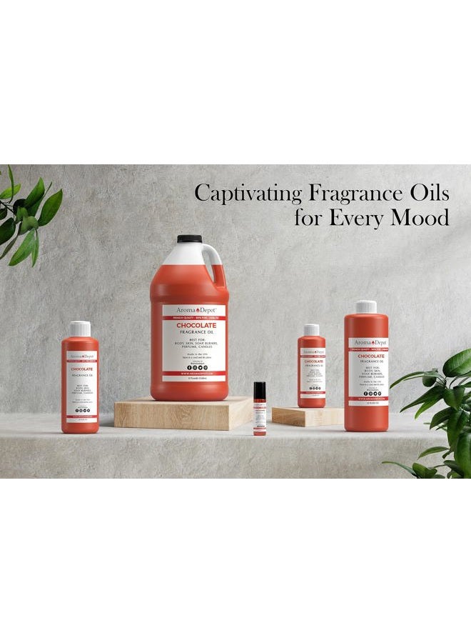 Aroma Depot Chocolate Fragrance Oil 4 oz. Perfume Skin Oil, Scented Oil, is Great for Candles, Bath Bombs, Body Butters, Creams & Lotions. Few Drops in The Diffuser, Burners, or Warmers. - Image 2