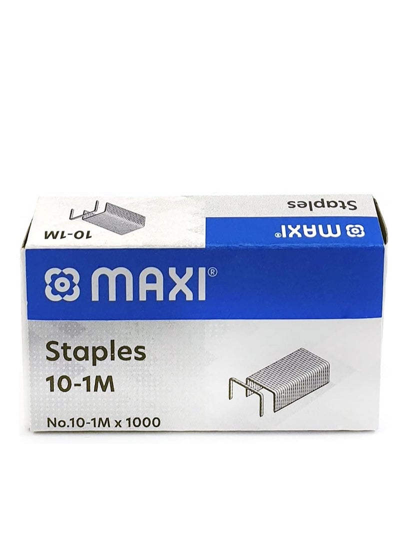 Maxi Maxi No10-1M Staple Pins 6Pkts in a Poly Bag (6000 Staples)  - Image 2