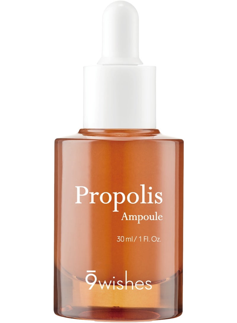 9wishes Propolis Ampoule | Brightening & Nourishing Serum for Radiant, Healthy-Looking Skin | Deep Hydration, Skin Repair & Natural Glow Booster with Honey Extract for All Skin Types – 30ml