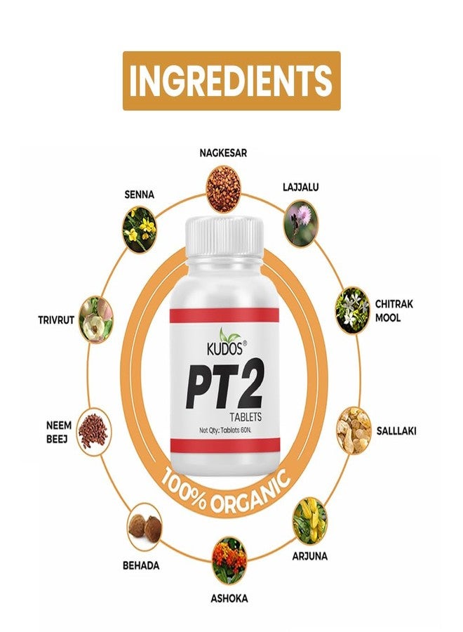 كودوس أقراص كودوس أيورفيدا PT2 | خبير في علاج البواسير | 60 قرصًا - عبوة من قطعتين - Image 5