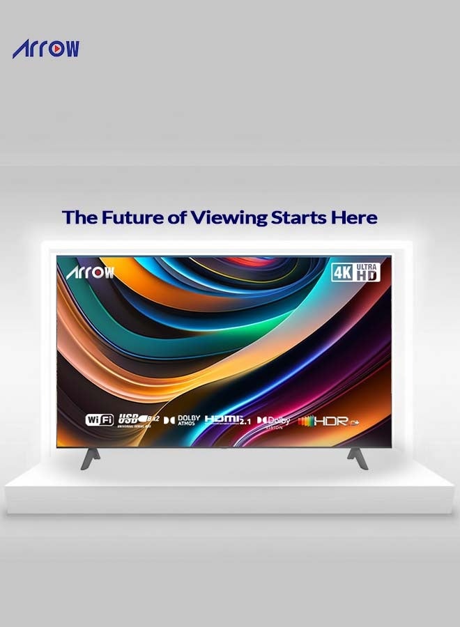 ARROW 55 Inch 4K UHD QLED Smart WebOS TV – Ultra HD Display, Built-in WiFi, Smart Apps, Dolby Audio, Slim Design – RO-55LPWQ - Image 2
