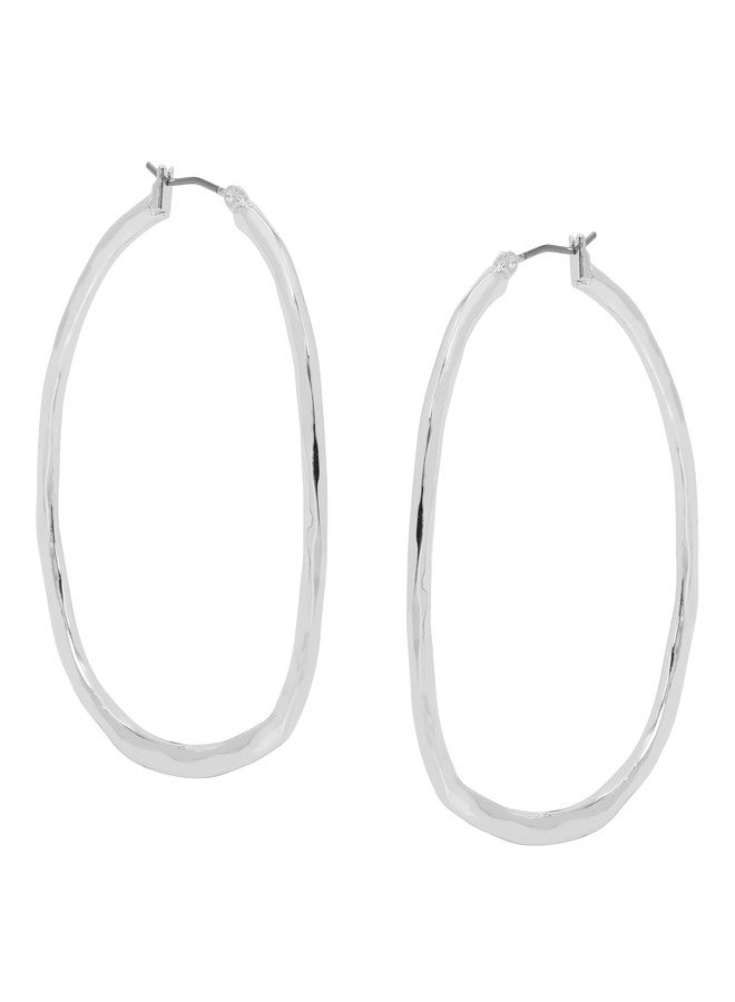 Robert Lee Morris Womens Sculpted Hoop Earrings - Image 2