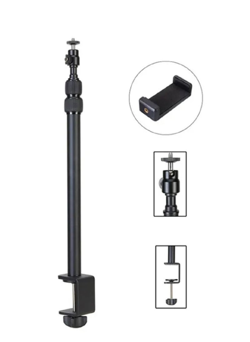 JMARY MT-49 Tabletop Light Stand Clip with 1 / 4-inch Screw for Cameras LED Video Light and Ring Light - Image 2