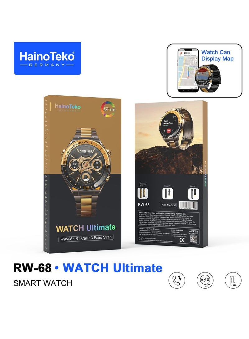 Haino Teko Haino Teko RW-68 Smartwatch with Fitness Tracking, Heart Rate Monitor, Sports Modes & Notifications - Image 1