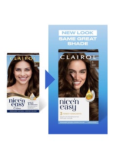 CLAIROL Nicen Easy Crème Natural Looking Oil Infused Permanent Hair Dye 7A 7C Dark Ash Blonde  - Image 2