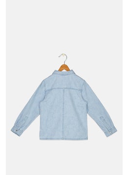 Joe's Kids Girl Denim Jacket, Light Blue  - Image 2