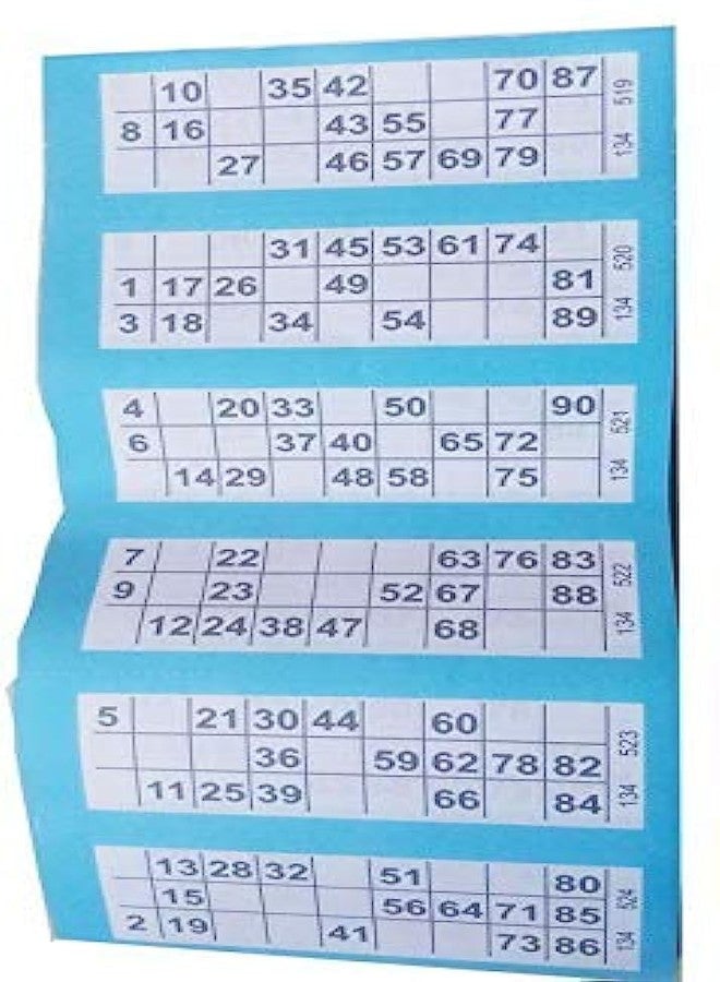 oramsa 1800 Tambola Board Game Tickets for Kitty Party & Family (ONLY 1800 TAMBOLA Tickets no Game Board and Other Accessories)